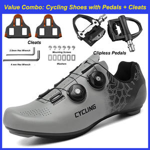 Chaussures de vélo de route et de montagne pour hommes, légères, respirantes, résistantes à l'usure, antidérapantes, personnalisées, vente chaude - Product Image 3