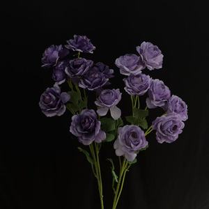 Bouquet de pivoines et roses artificielles Junheyuan, arrangement de fleurs en soie 8 pièces pour mariage, décoration intérieure, style luxe léger - Product Image 3