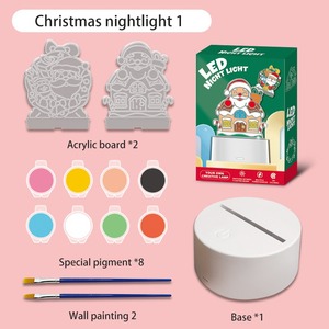 Nueva Lámpara de Mesa DIY para Niños, Sorpresa, Bestseller, Lámpara de Mesa LED para Pintar, Luz Nocturna para Atraer la Abundancia, Regalos para Niños - Product Image 3