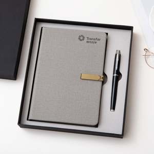 High Quality Products 2025 Hot Selling PU Leather <b>Notebook</b> Gift <b>Set</b> with Pen for Promotional Activity and Business Events - Product Image 1