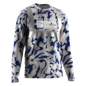 Chemises de pêche réfléchissantes RISE pour hommes, manches longues, UPF 50+, tissu à séchage rapide, pour activités de plein air, sécurité - Product Image 6