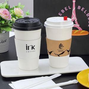 Fundas Personalizadas Ecológicas para Café, Fundas de Cartón para Vasos de Café Caliente, Fundas de Papel para Bebidas Calientes - Product Image 4