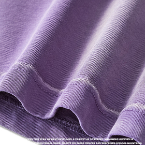 Camiseta Tie Dye con Logotipo Personalizado, 230 g/m², Hombros Caídos, Camiseta Blanca Gruesa de Algodón, Venta al Por Mayor, Impresión, Bordado Unisex - Product Image 2