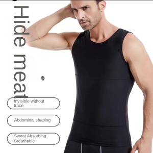 <b>Men's</b> Shapewear Slimming Body Corset <b>Vest</b> Shirt Compression Abdomen Tummy Belly Control Slim Waist Cincher Underwear Sports <b>Vest</b> - Product Image 4