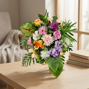 Artificial <b>Flower</b> Vibrant Scented Sheaf <b>Wall</b> Arrangement - Product Image 3