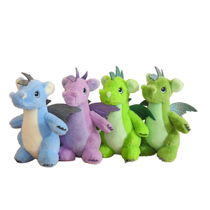Jouet en peluche mignon de <span class=keywords><strong>petit</strong></span> dragon volant avec rembourrage en coton PP, poupée <span class=keywords><strong>T</strong></span>-<span class=keywords><strong>Rex</strong></span> pour les cadeaux d'anniversaire des enfants - Product Image 1