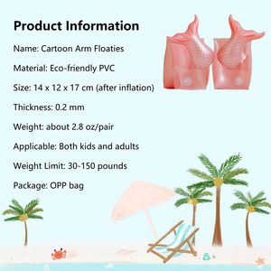 Hot Pick Kids Arm <b>Float</b> Cartoon <b>Inflatable</b> Swim Armbands PVC Arm <b>Floats</b> for Children Ages 3 to 12 Pool Safety Training - Product Image 3