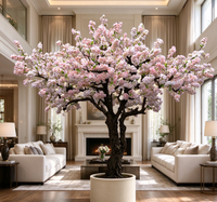 Pohon Bunga Sakura Tiruan Gaya Jepang Bagang Retail, Pohon Bunga Buatan yang Diperpanjang