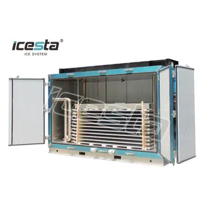 ICESTA Low temp Condensing unit Contact plate Freezer for fish