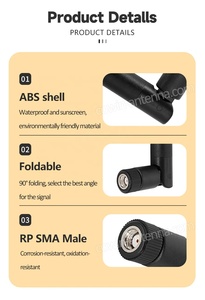 Tùy chỉnh GSM 2.4GHz <span class=keywords><strong>5</strong></span>.8GHz băng tần kép Wifi ăng-ten Omni 2G 3G 4G LTE 5g ban nhạc đầy đủ cao su vịt di động ăng-ten - Product Image 5