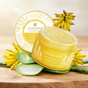 Crème Visage Bio Hydratante Naturelle aux Herbes, Gel d'Aloès et de Fleurs, Or 24K, Glycérine, Vitamine C, Écologique, Marque Américaine, 200g – Vente en Gros - Product Image 1