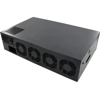 Nouveau boîtier d'ordinateur 8GPU avec 8 ventilateurs, châssis de carte mère entièrement silencieux, alimentation 65 mm, format ATX avec ventilateur 65 mm d'origine