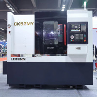 Máquina de Torneado CNC de 3 Ejes CK46MY Multitarea con Eje Y, Precio Económico, con Sistema de Control Funac, Máquina de Torneado Automática