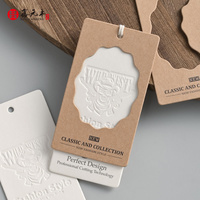 Étiquettes suspendues écologiques personnalisées avec logo, en papier kraft premium, avec cordon en coton pour accessoires de marque de vêtements (personnalisables)