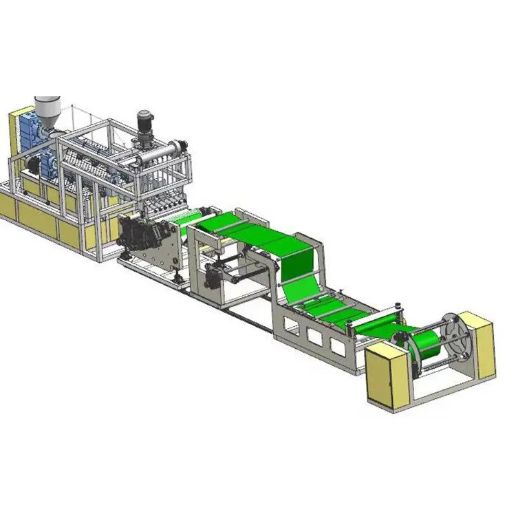 新しいデザインPVCペットシート押出機在庫自動プラスチックシート製造機押出機