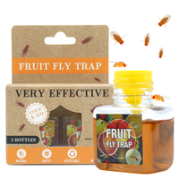 2-pack fruitvliegenvallen voor binnen, fruitvliegenvanger voor thuis & keuken