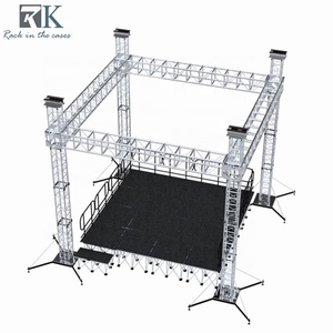 Estructura Metálica de Aluminio para Escenarios al Aire Libre, Estación de DJ, Pantalla LED para Eventos, Sistema de Elevación con Soporte de Suelo - Product Image 2