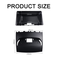 Double 2 Din Radio Cadre pour RENAULT Megane II 2002-2009 Stéréo Lecteur DVD Installer Surround Garniture Dash Panel Kit Adaptateur du Couvercle