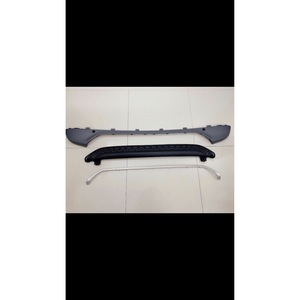 Smart 451 Rear Bumper Kit Upper Lower Section Air Mesh Trim Lip Plastic Fit 2009 2012 <b>Models</b> - Product Image 1
