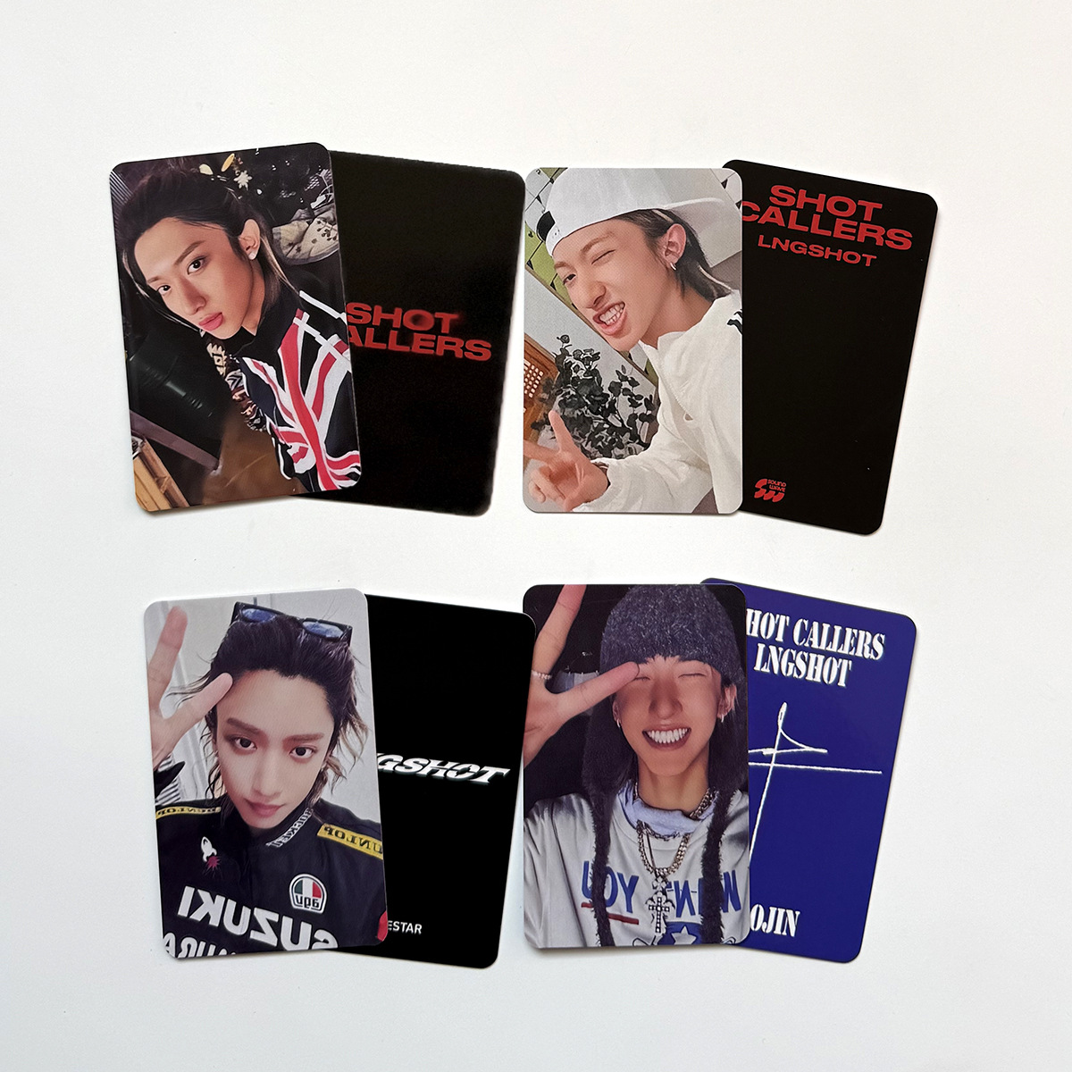 4Pcs/Set KPOP LNGSHOT SHOT CALLERS Album Personal Selfie