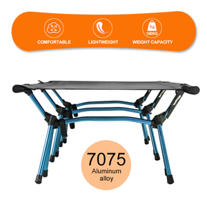 Mochilero al aire libre viaje ultraligero aleación <span class=keywords><strong>de</strong></span> aluminio dormir ajustable portátil plegable cama Camping cuna - Product Image 3