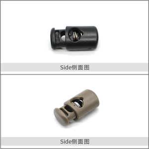 <span class=keywords><strong>KJM</strong></span> POM 8MM plastique ressort bascule fin cordon bouchon de verrouillage pour voyage sac à dos vêtements accessoires - Product Image 3