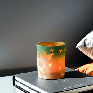 Bougeoir en verre parfumé papillon Design transfrontalier Pâques/Jour mort Décoration de table de vacances Boule de Noël Ornements d'arbre - Product Image 5