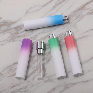 Refillable Perfume Atomizer Custom logo Gradient Cosmetics Spray <strong>Plastic</strong> <strong>Bottle</strong> - Product Image 5