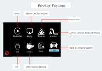 Carretera Android de Apple CarPlay inalámbrico enlace espejo inalámbrico Carplay caja inalámbrica Carplay para Lexus NX 2014-2019