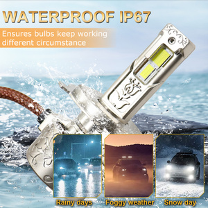 JHS หลอดไฟหน้ารถ H4 LED แบบอะลูมิเนียมทั้งหมดสำหรับรถยนต์หลอดไฟหน้ารถยนต์ LED H11 <span class=keywords><strong>HB3</strong></span> 9005 9006 H4 H1 H3 - Product Image 4