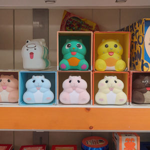 Nouveauté : Jouets à presser promotionnels à récupération lente en mousse PU floquée, mignonnes boules <span class=keywords><strong>anti</strong></span>-<span class=keywords><strong>stress</strong></span> en forme d'hamster, personnalisables avec logo - Product Image 2