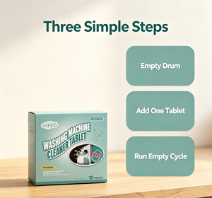 Tablettes de nettoyage pour <span class=keywords><strong>lave</strong></span>-<span class=keywords><strong>linge</strong></span> en gros, approvisionnement direct usine, nettoyage en profondeur, détartrage, désodorisation, dissolution rapide, OEM personnalisé - Product Image 4