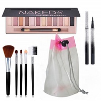 Sac à cordon en PVC transparent avec logo personnalisé, fond rond, pochette transparente pour emballage de cadeaux cosmétiques