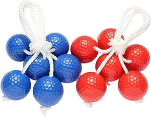 Gioco Ladder Ball sostituzione Lawn Garden gioco di lancio all'aperto realizzato in Real Golf 6 Pack Ladder Ball