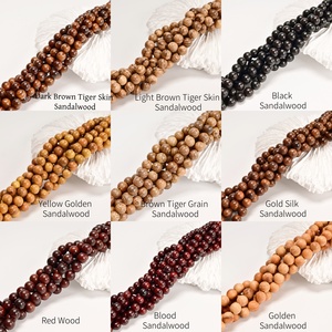 Top Quality 6mm/8mm/10mm/12mm Light Brown Tiger <strong>Skin</strong> Rosewood Smooth Round Gemstone Loose Beads for <strong>Jewelry</strong> Making - Product Image 3