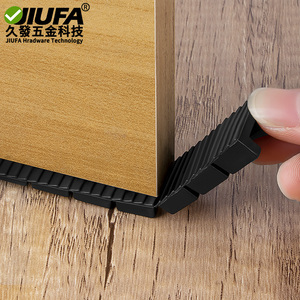 Jiufa Furniture Leveling Pads Adjustable Black <b>Plastic</b> Floor Stabilizers For Cabinet <b>Table</b> Chair - Product Image 2