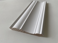 Moulure murale décorative blanche apprêtée pour la décoration intérieure