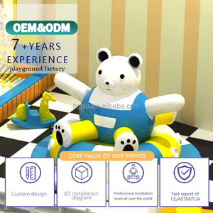 Conjunto de Juegos Infantiles para Interiores con Tobogán y Temática de Castillo para Uso Comercial - Product Image 3