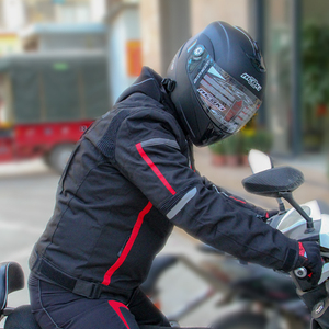 Traje de Motociclismo Deportivo Impermeable y Cortavientos <span class=keywords><strong>para</strong></span> Exteriores, Chaqueta y Pantalón Textil <span class=keywords><strong>para</strong></span> Motocicleta, Traje de Carreras <span class=keywords><strong>para</strong></span> Motociclistas - Product Image 5