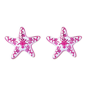 Joyería Pendientes de arcilla polimérica Tendencia Verano Cool Ocean Wind Aleación Estrella de mar Pendiente Joyería fina Pendientes para niñas - Product Image 2