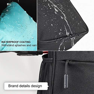 Sac de guidon de vélo, <span class=keywords><strong>sacoche</strong></span> <span class=keywords><strong>avant</strong></span> de vélo sacoches grande capacité détachable siège arrière de vélo <span class=keywords><strong>porte</strong></span>-bagages fonction étanche - Product Image 5