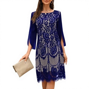 European American <b>Sequin</b> Beaded Tassel Sleeveless V-Neck A-Line Chiffon Winter Floor-Length Natural Waist Party Dress - Product Image 3