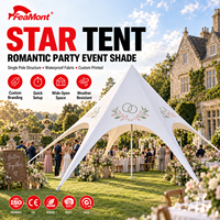 Tente FEAMONT robuste ignifuge en forme d'étoile pour événements religieux, écoles, terrains de jeux, parkings – Taille personnalisée, OEM, ODM, Vente en gros