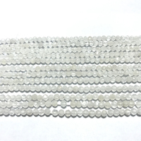 Pierres de lune naturelles pour colliers, perles à facettes en forme d'arc-en-ciel, fabrication de bijoux, 2mm, 3mm, 4mm, offre spéciale