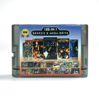 188 в 1 новая игровая карта 2G для Sega Genesis Megadrive, игровая консоль с Mortal Kombat 5 Ultracore Xeno открытие, аккумулятор для экономии