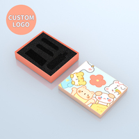 Boîte cadeau auto-érectible avec logo personnalisé, gaufrage, papier artistique, doublure en éponge, luxe moderne, faite à la main, pour téléphone portable et électronique grand public