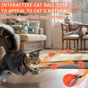 Juguete interactivo automático para gatos activado por movimiento, bola rodante inteligente para gatos aburridos, juguete de movimiento para mascotas para mantenerlos ocupados - Product Image 2
