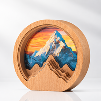 Trophée en bois HONOR au design élégant et artisanal avec cristal, pour la reconnaissance d'entreprise et les réalisations exceptionnelles