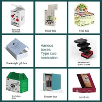 Caja de Regalo Personalizada de Alta Gama para Vino, Cosméticos, Velas, Marcos de Fotos - Cartón Corrugado Reciclable con Forro de Esponja