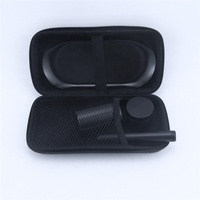 Kit de fumer de conception attrayante de mode noire broyeur de fumée de tabac plateaux roulants cônes pré-roulés accessoires de fumer d'herbe